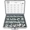Boltsandnuts.Com Grade C Top Lock Hex Nut Coarse & Fine Zinc Clear Assortment - 381 pcs Assortment Kit #132 - alternate 1